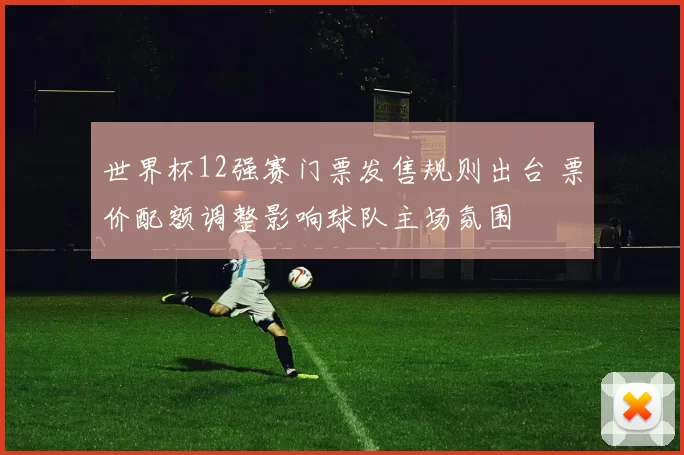 世界杯12强赛门票发售规则出台 票价配额调整影响球队主场氛围